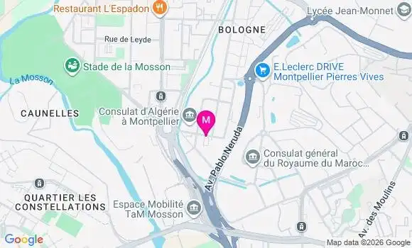 Localisation Mtre Yrles Laura