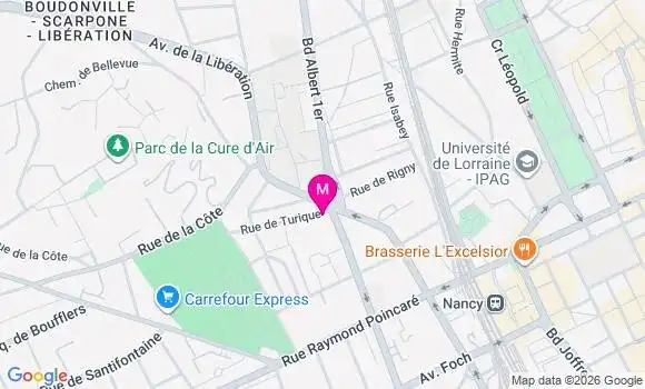 Localisation Mtre Bozian David