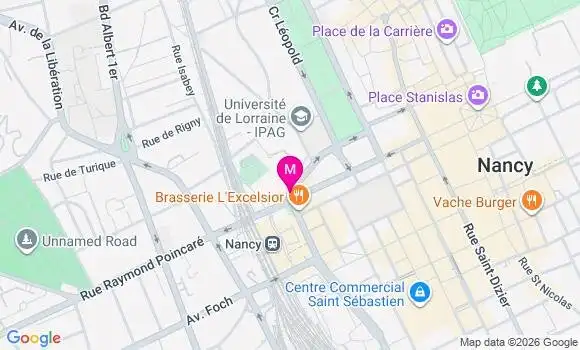 Localisation Mtre Cuny Thomas