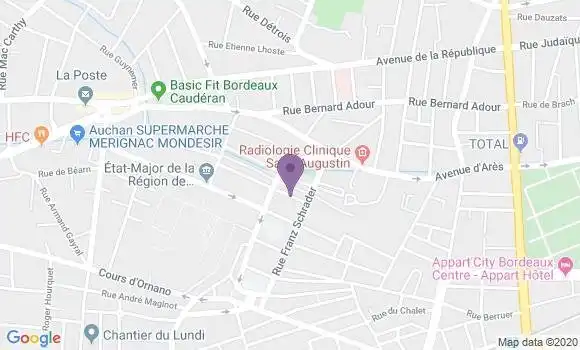Localisation Mtre Guilhaume Georges