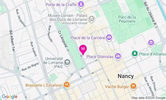Localisation Mtre Fabry Camille