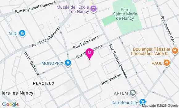 Localisation Mtre Girardot Olivier