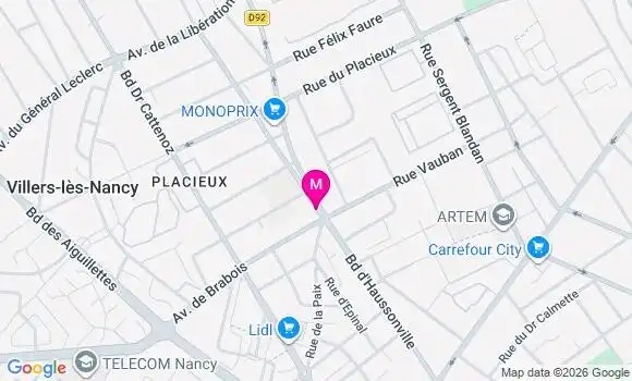 Localisation Mtre Guenot Marie Astrid