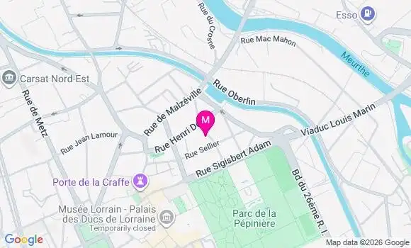 Localisation Mtre Lemonnier Odile