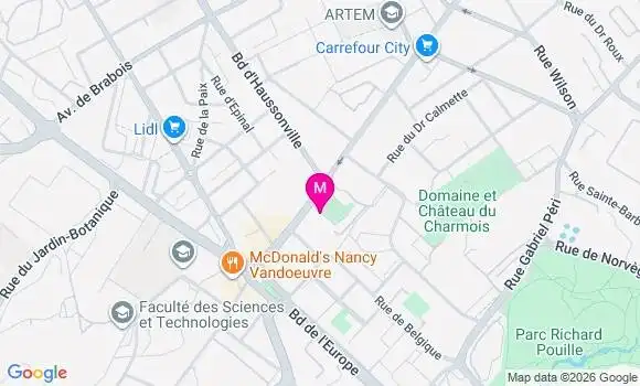 Localisation Mtre Paraux Audrey