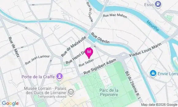 Localisation Mtre Thiriet Norman