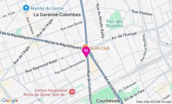 Localisation Mtre Christin Cyril