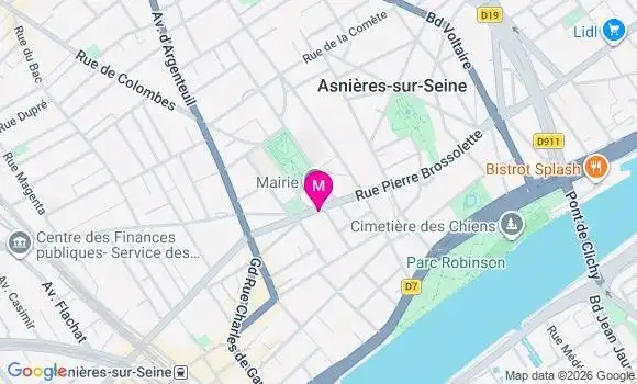 Localisation Mtre Delaunoy Sabine
