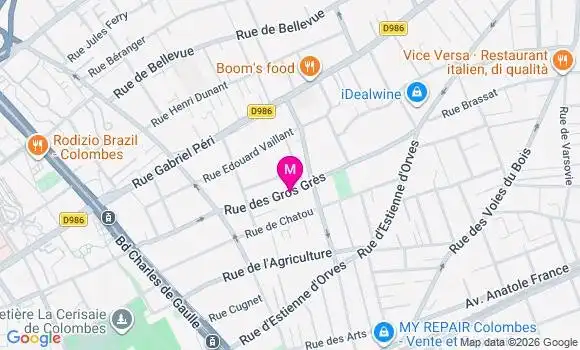 Localisation Mtre Elhamamouchi Ouadie