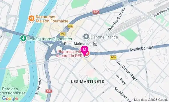 Localisation Mtre Frerejean Claire