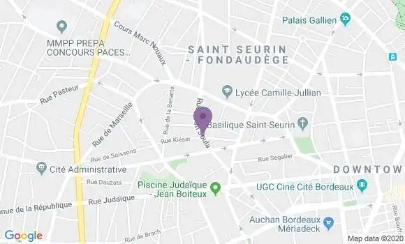 Localisation Mtre Joseph Bernard