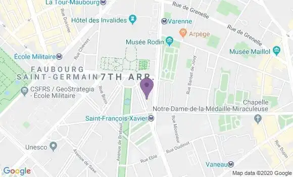 Localisation Mtre Fouquet Caron Clotilde