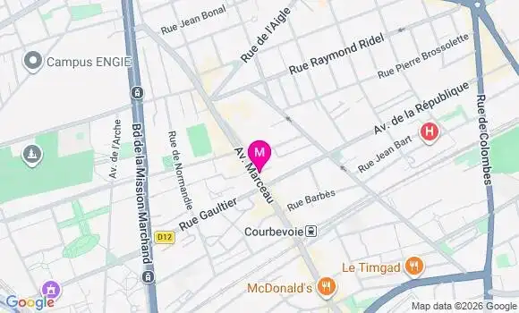 Localisation Mtre Parienti Laura
