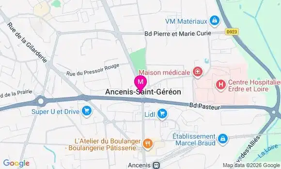 Localisation Mtre Bocherel Emmeline