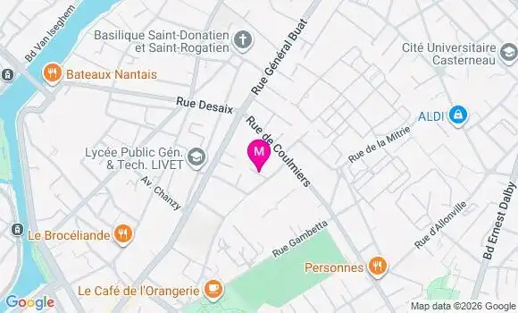 Localisation Mtre Cabral Suelen