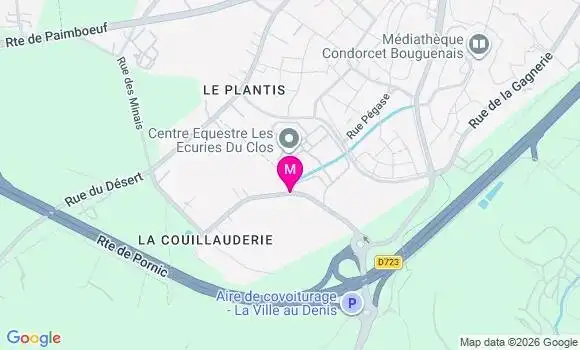 Localisation Mtre Chasserieau Debec Isabelle