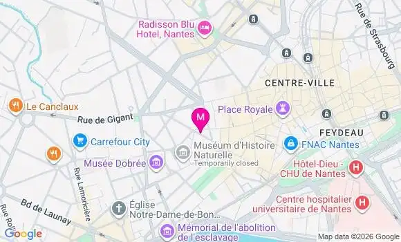 Localisation Mtre Erieau Caroline