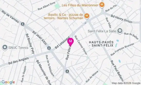 Localisation Mtre Gaudin Claire