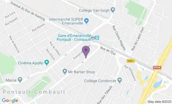 Localisation Mtre Fourno Clementi Nathalie