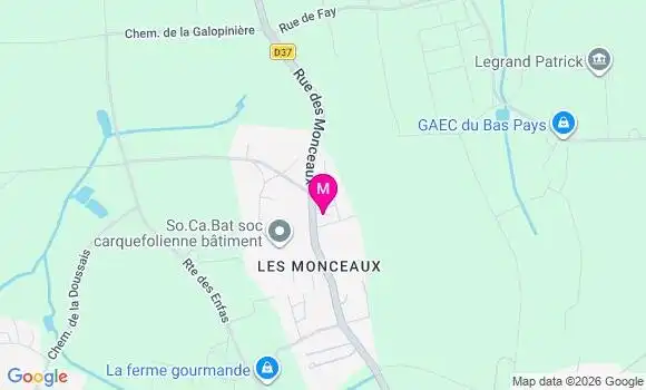 Localisation Mtre Morel Eléonore