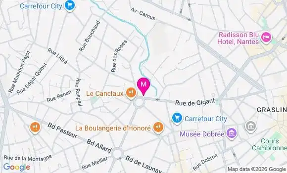 Localisation Mtre Pare Charlène