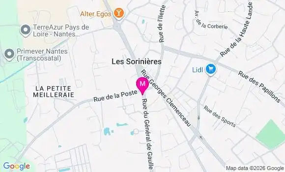 Localisation Mtre Quillier Charlotte
