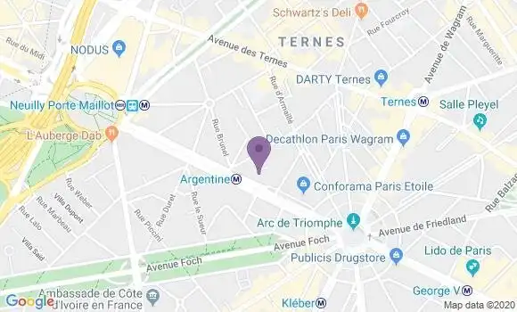 Localisation Mtre Foussat Jean Charles