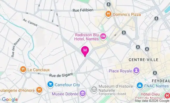 Localisation Mtre Turpin Marie Astrid