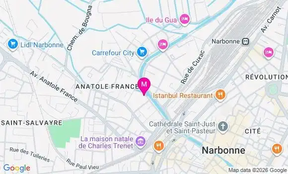 Localisation Mtre Clement Pascal