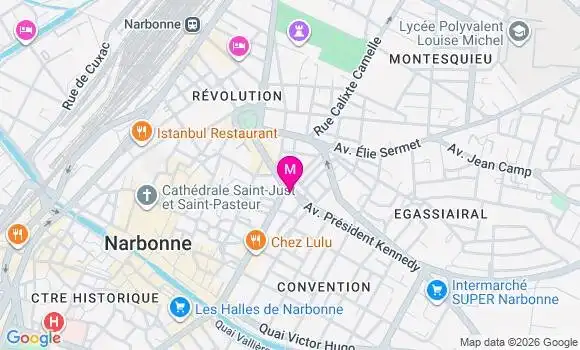 Localisation Mtre Etievant Victor