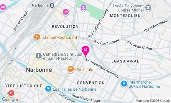 Localisation Mtre Pinet Sebastien