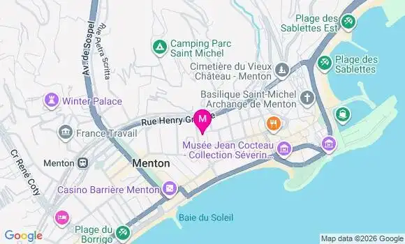 Localisation Mtre Baranger Nicolas