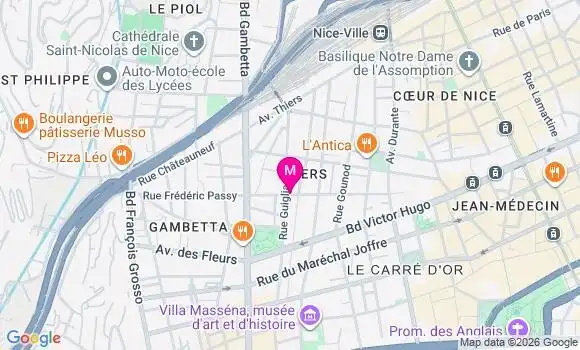 Localisation Mtre Bardi Pierre