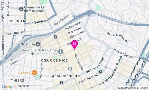 Localisation Mtre Berthet Karim