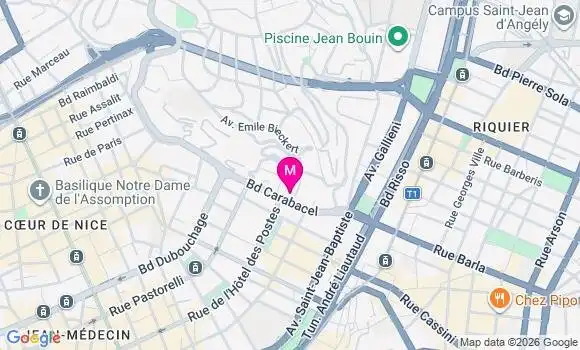Localisation Mtre Bosetti Michela