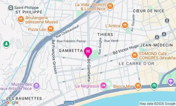 Localisation Mtre Ferrier Benjamin