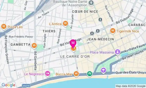Localisation Mtre Flori Jean Denis