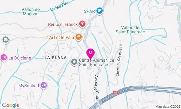 Localisation Mtre Mangeard Xavier