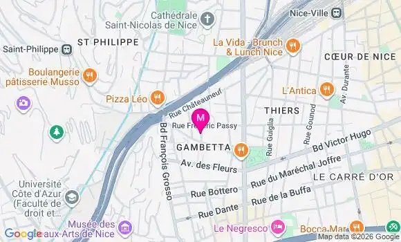 Localisation Mtre Vignon Ollive Brigitte