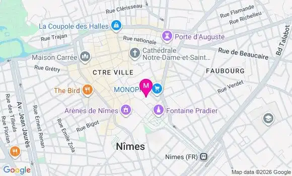 Localisation Mtre Autric Thomas