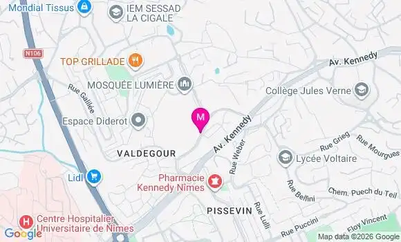 Localisation Mtre Cassan Valentine