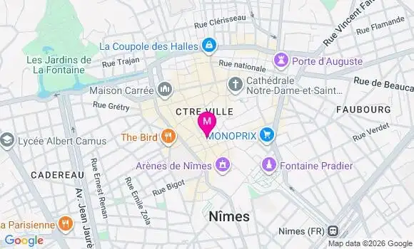 Localisation Mtre Combe Alexia