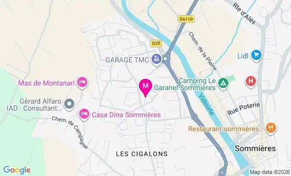 Localisation Mtre Essakhi Saâdia