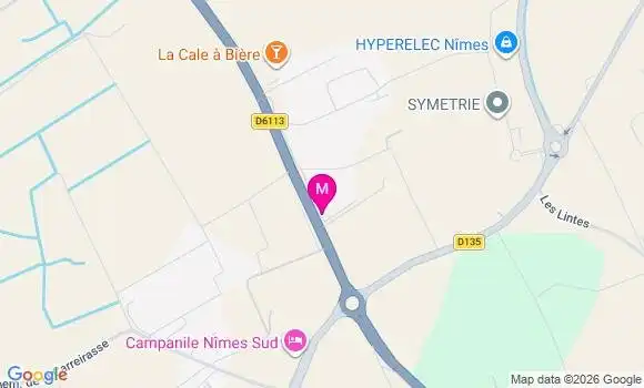 Localisation Mtre Hery Hugo