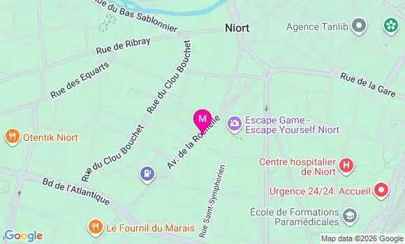 Localisation Mtre Lebert Julie