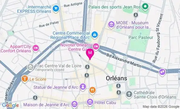 Localisation Mtre Burgevin Camille