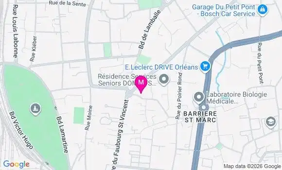 Localisation Mtre Legendre Laure