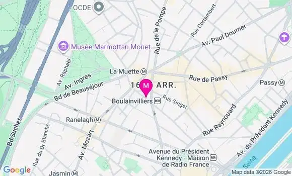 Localisation Mtre Chambert Loir Camille
