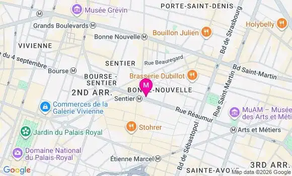 Localisation Mtre Robin Juliette