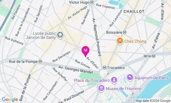 Localisation Mtre Aubry Hugo